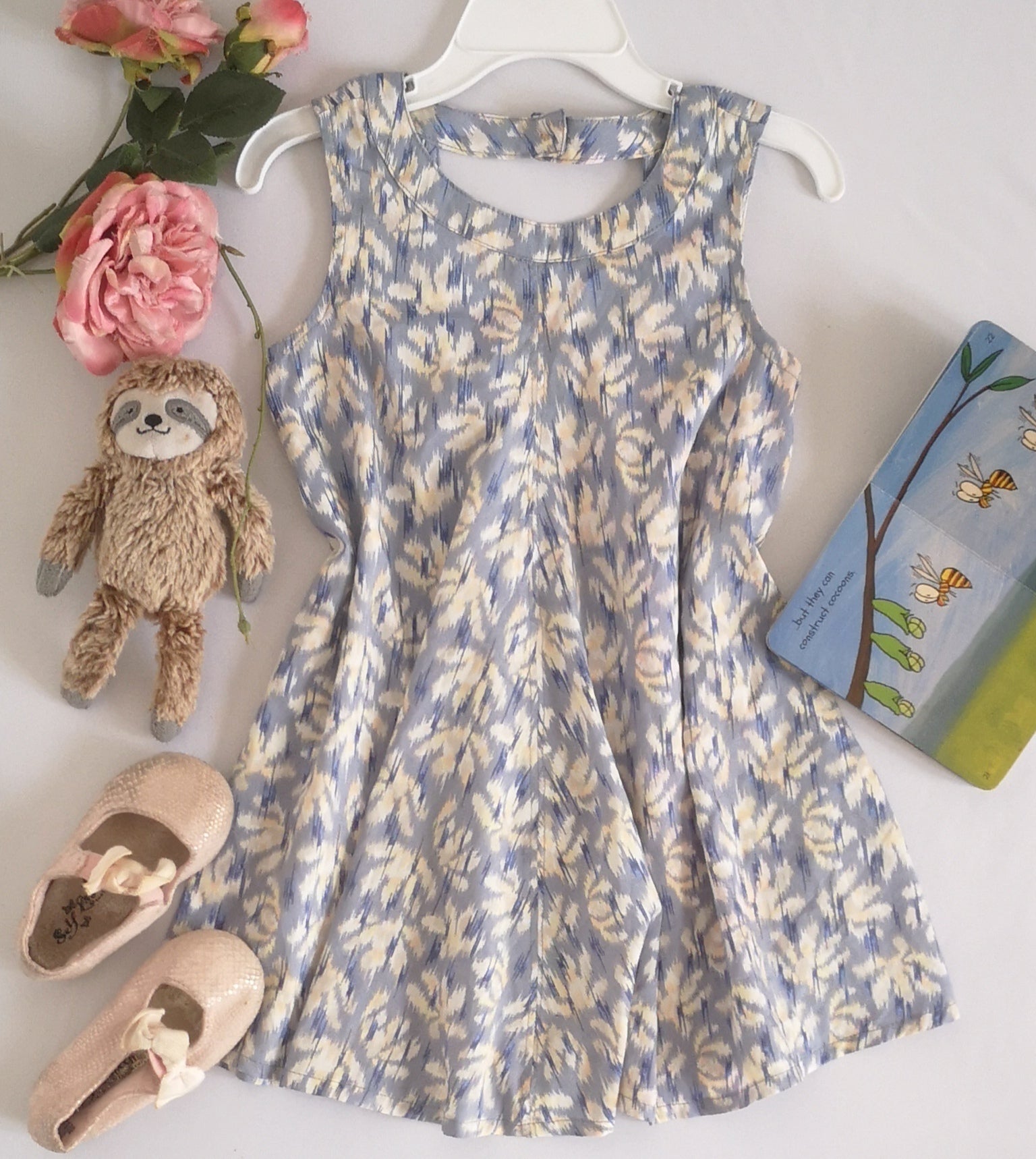 Vestido abierto de atrás