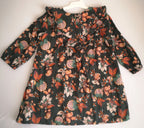 Vestido con elástico en las mangas
