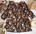 Vestido con elástico en las mangas