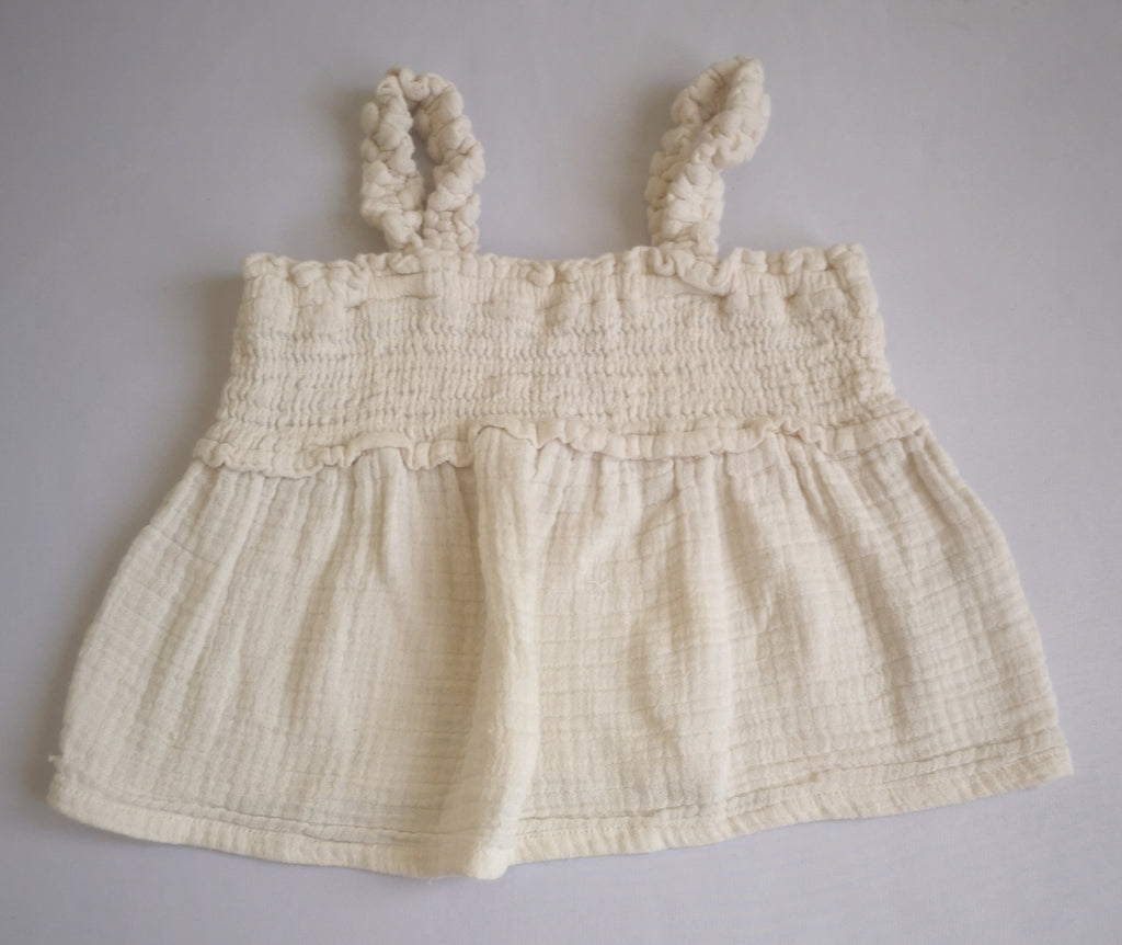 Blusa corrugada de arriba con short