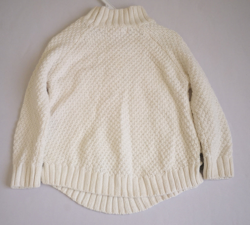 Falda con sueter tejido