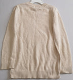 Suéter largo y falda con paletones