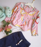Blusa manga larga