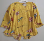 Falda y blusa cuello bebe