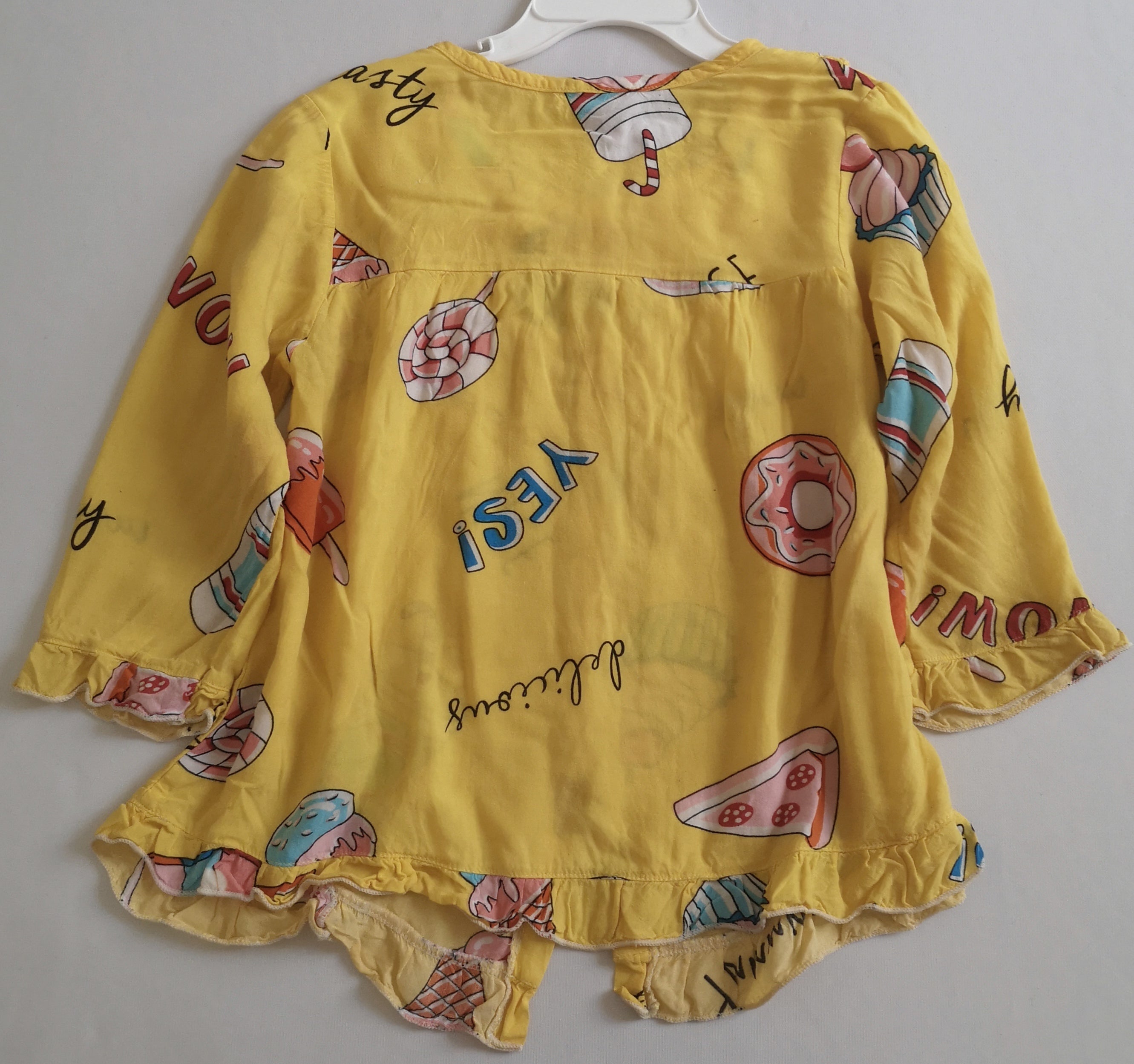 Falda y blusa cuello bebe