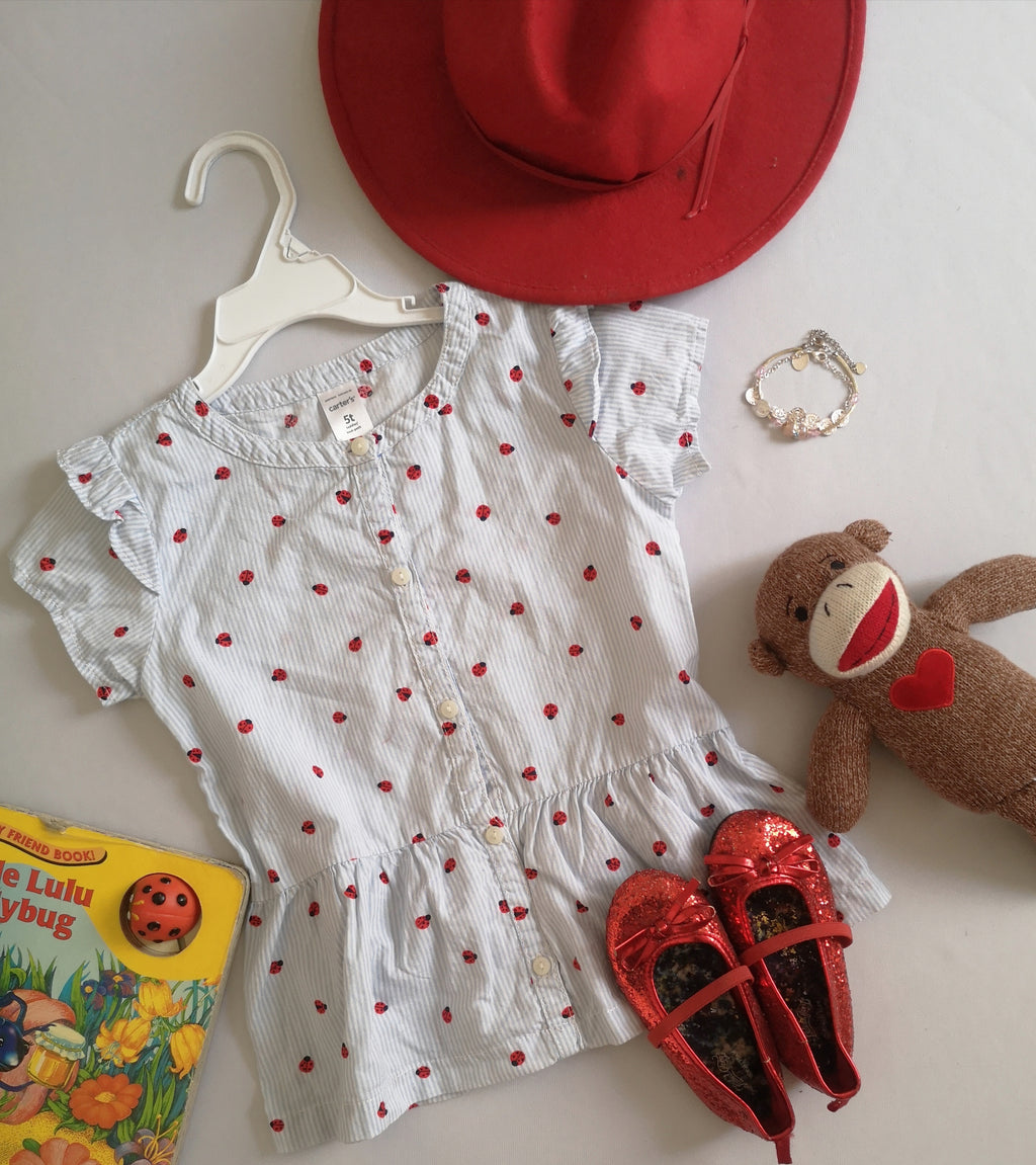 Blusa tipo peplum incluye pulseras