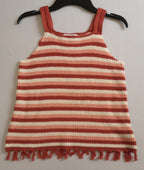Blusa tejida y falda circular
