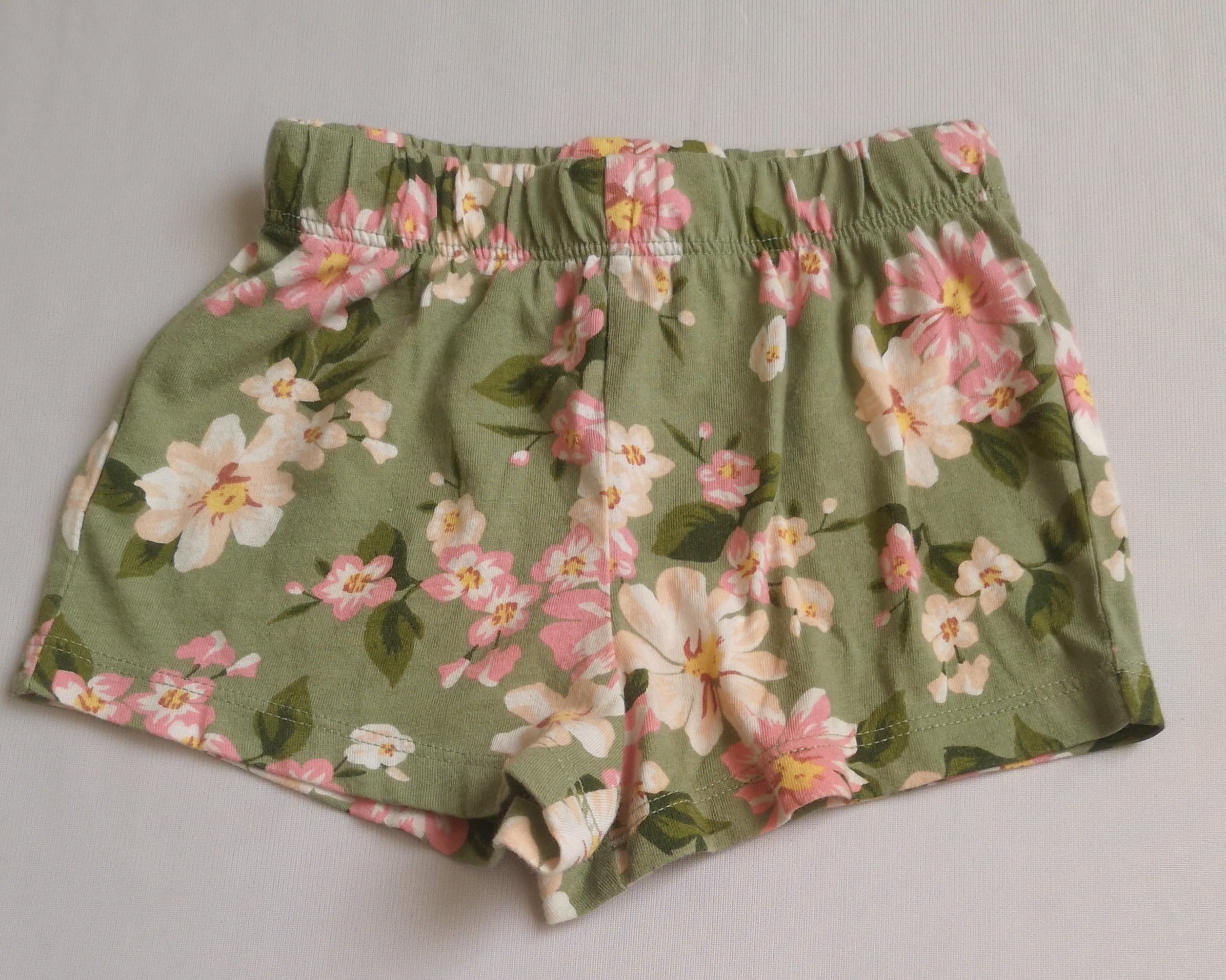 Short con blusa acanalada
