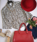 Blusa larga manga 3/4