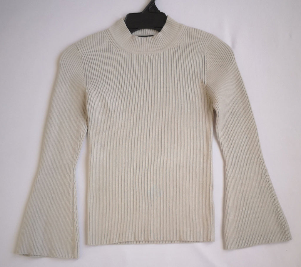 Blusa acanalada con falda lápiz