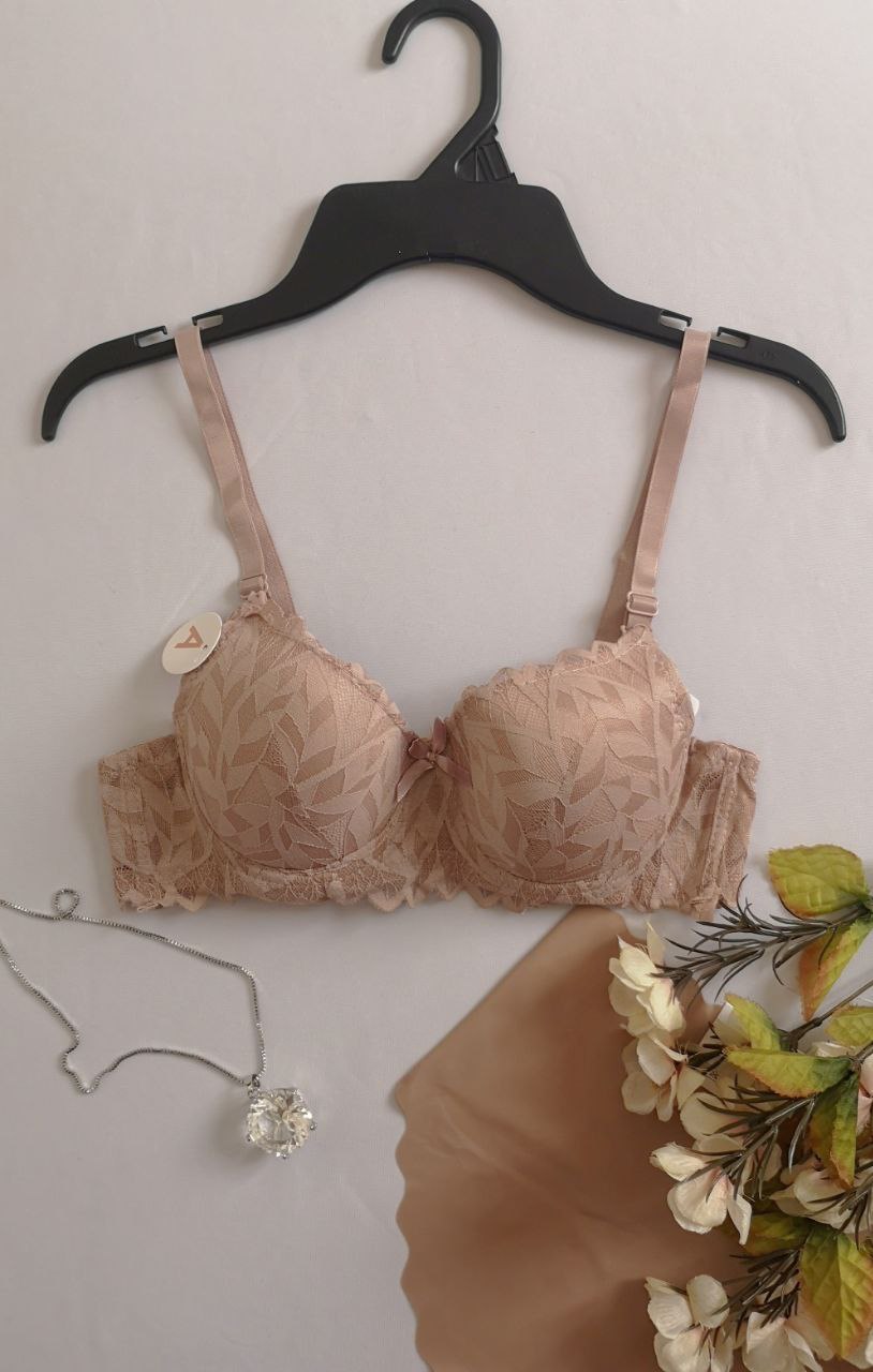 Brasier de encaje copa a