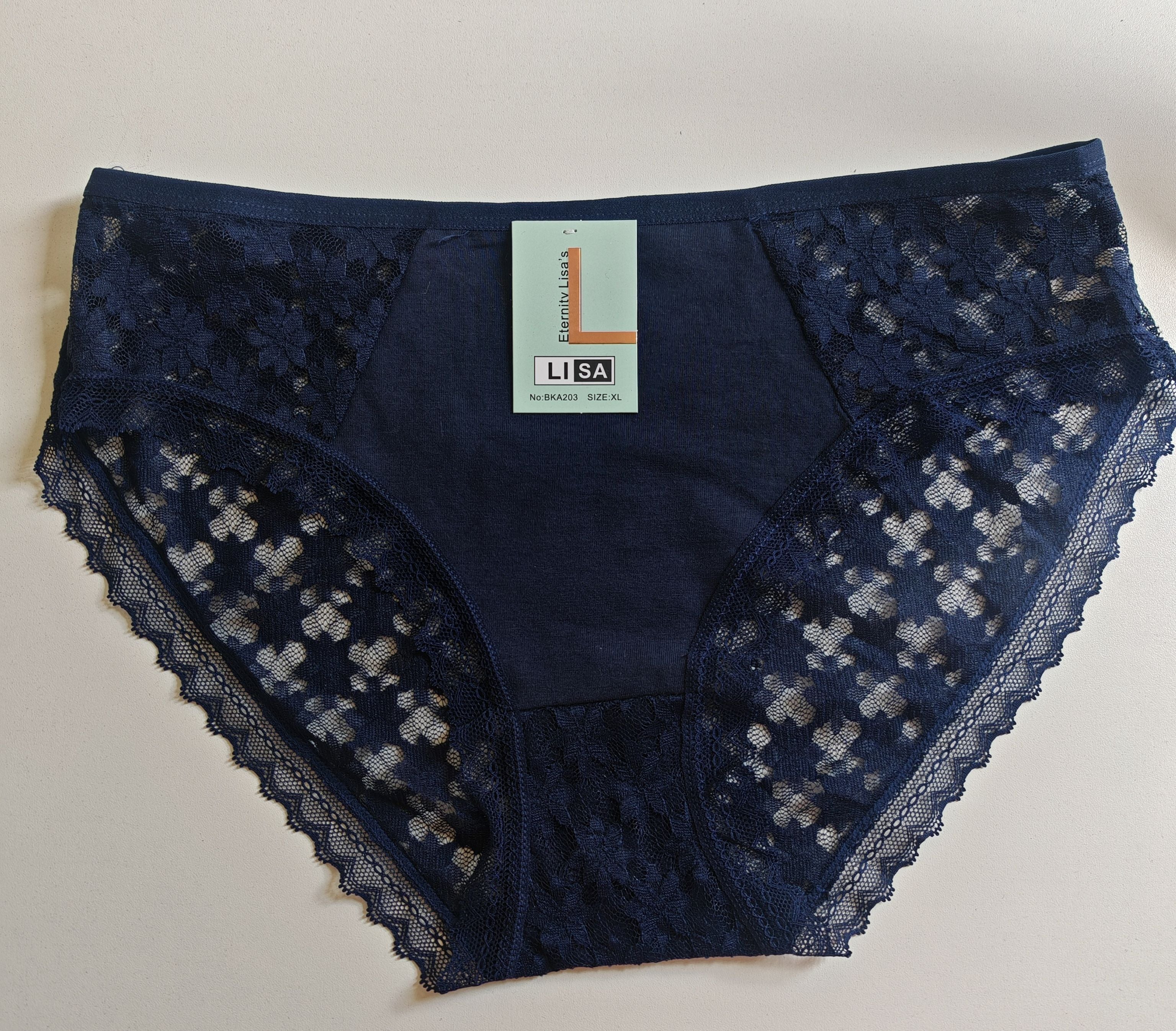 Panty con encaje