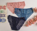 Set de 3 pantis de encaje