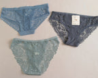 Set de 3 pantis de encaje