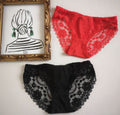 Set de 2 pantis de encaje