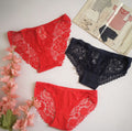 Set de 3 pantis de encaje