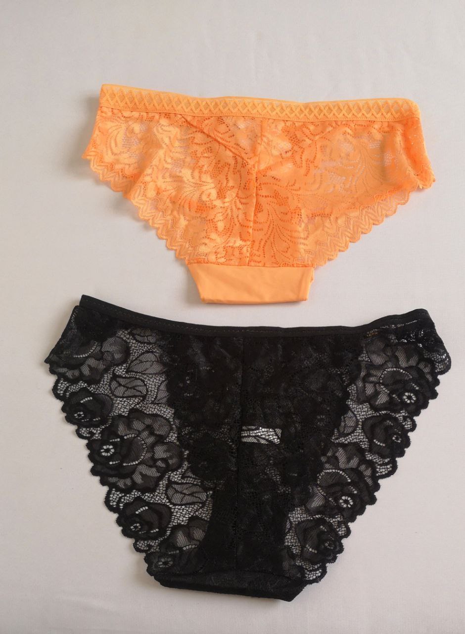 Set de 2 pantis de encaje