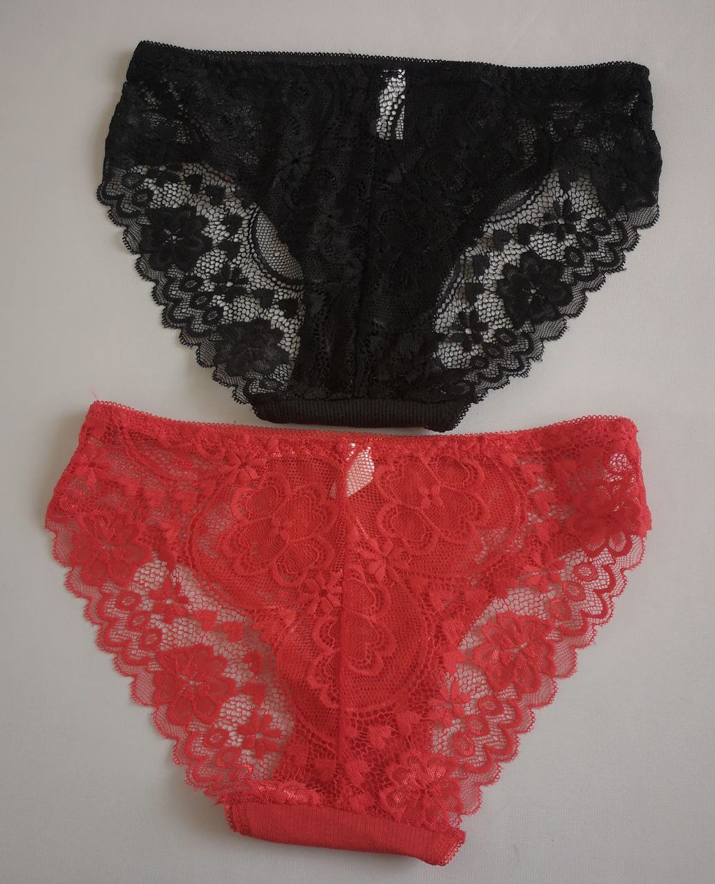 Set de 2 pantis de encaje