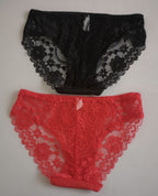 Set de 2 pantis de encaje