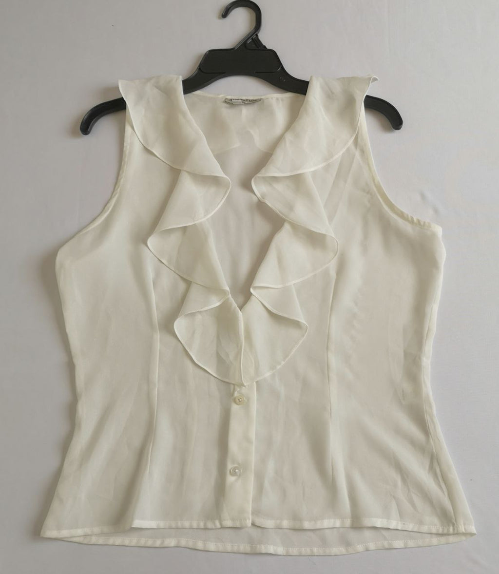 Falda midi con blusa cuello V ⚓
