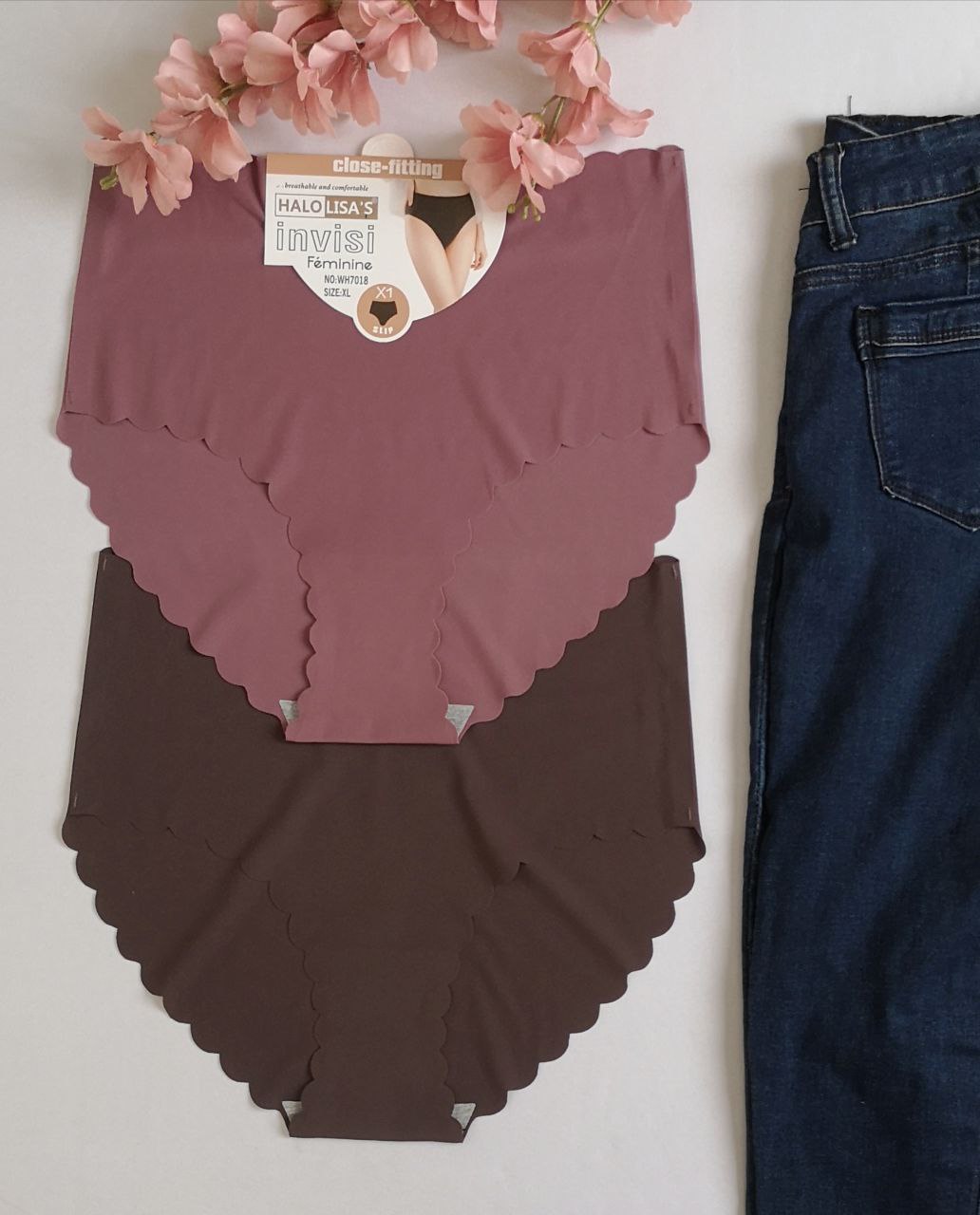 Set 2 pantys sin costura cintura alta