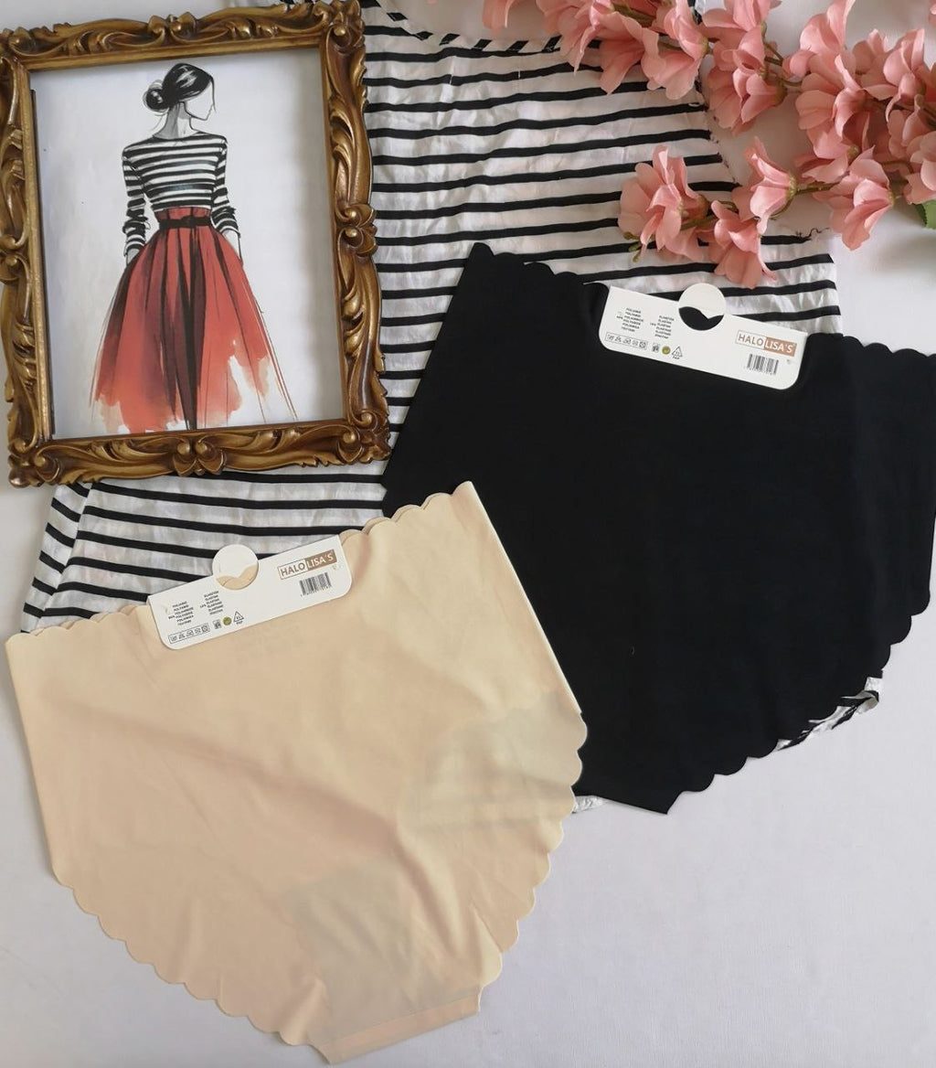 Set 2 pantys sin costura cintura alta