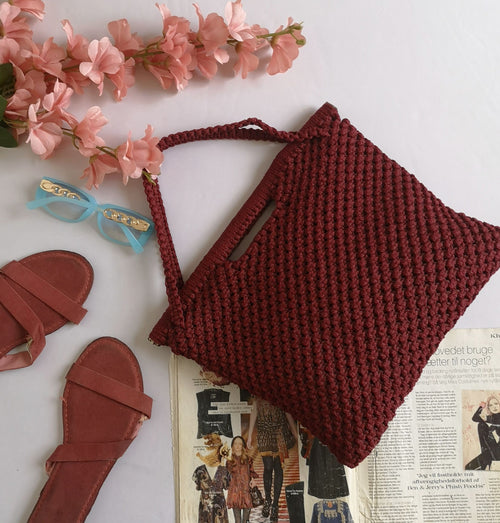 Cartera tejida