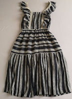 Vestido largo y cárdigan de chifón