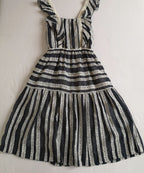 Vestido largo y cárdigan de chifón