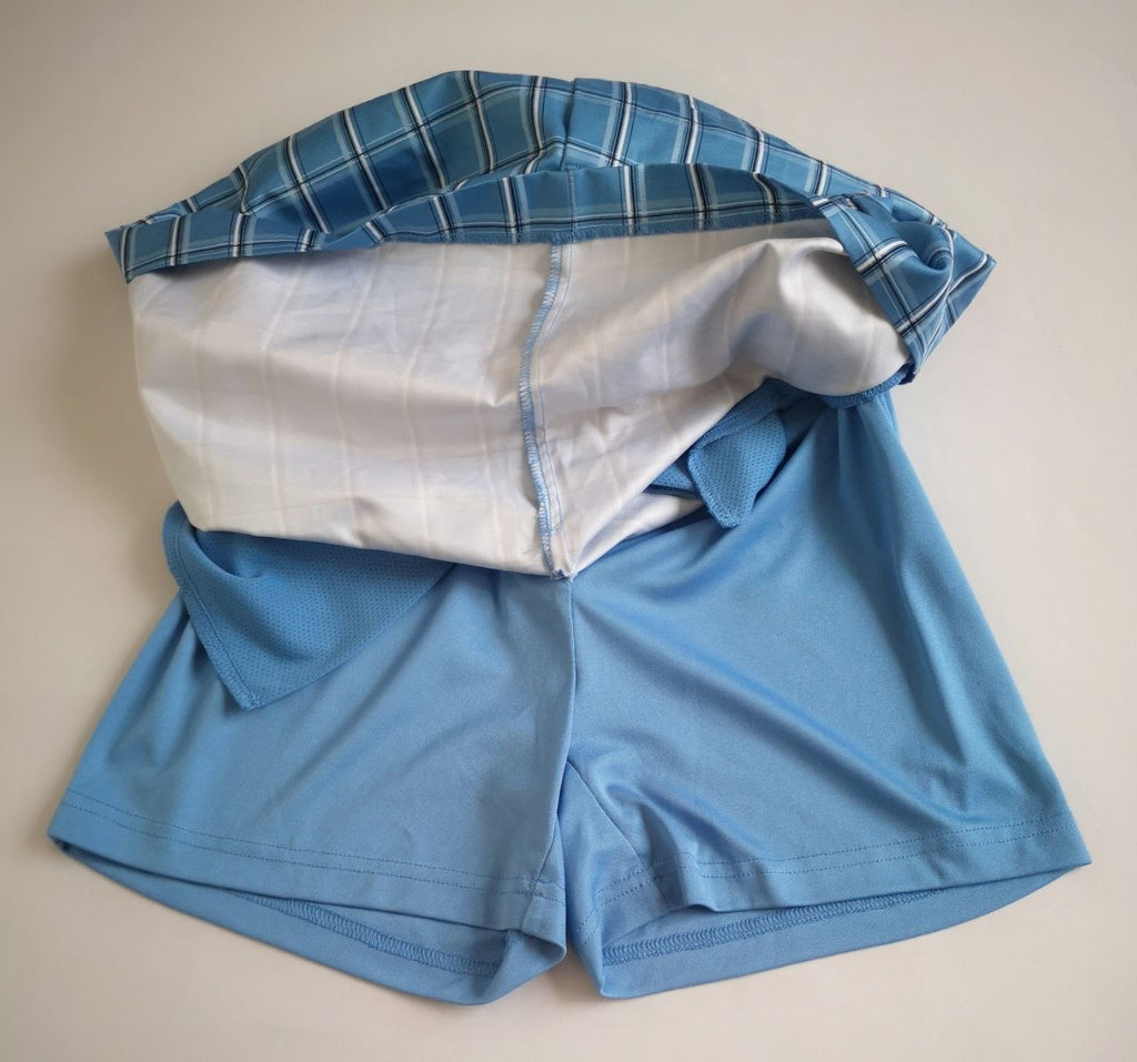 Blusa manga 3/4 & falda con short