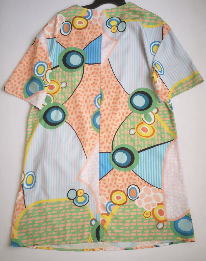 Vestido corte recto con bolsas incluye cincho ❤️