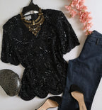 Blusa vintage  bordada