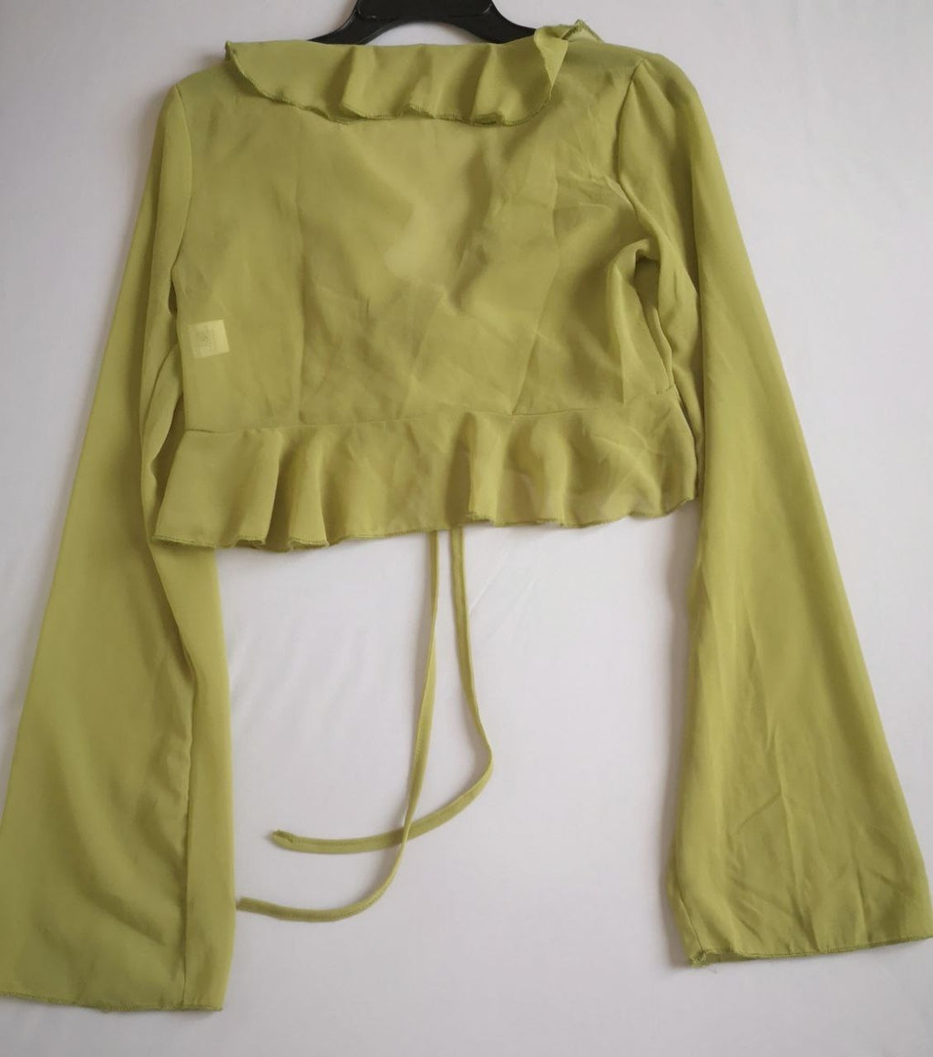 Blusa con holanes