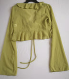 Blusa con holanes