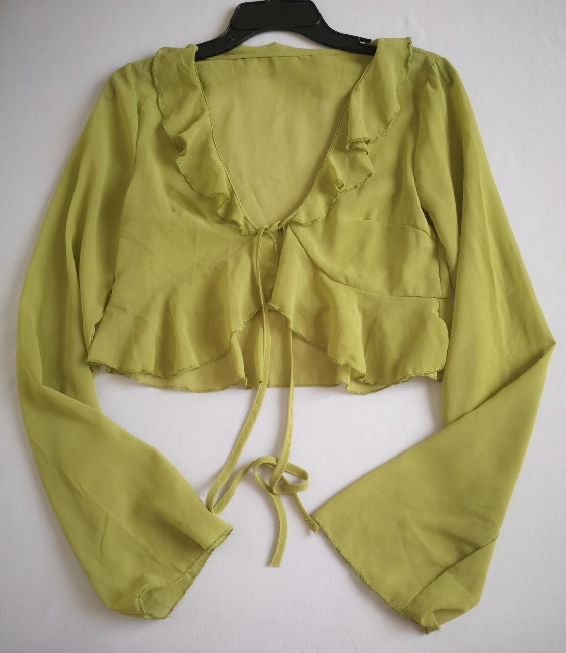 Blusa con holanes