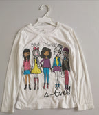 Falda tejida y blusa manga larga