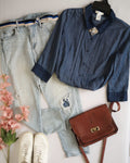 Jeans y blusa corta ⚓