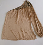 Blusa hombro descubierto bordado y pantalón culotte ❤️