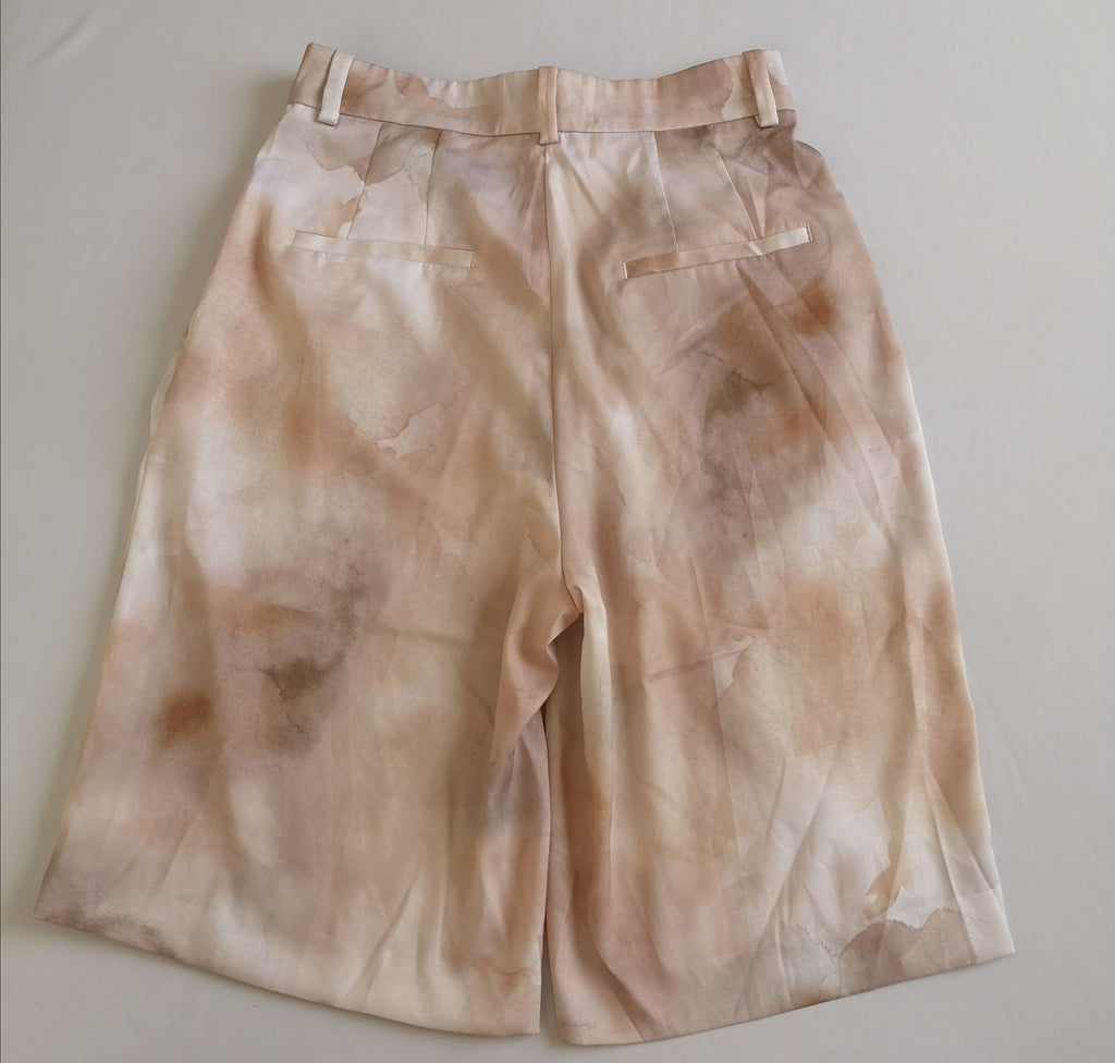 Blusa hombro descubierto bordado y pantalón culotte ❤️