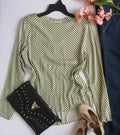 Blusa manga larga