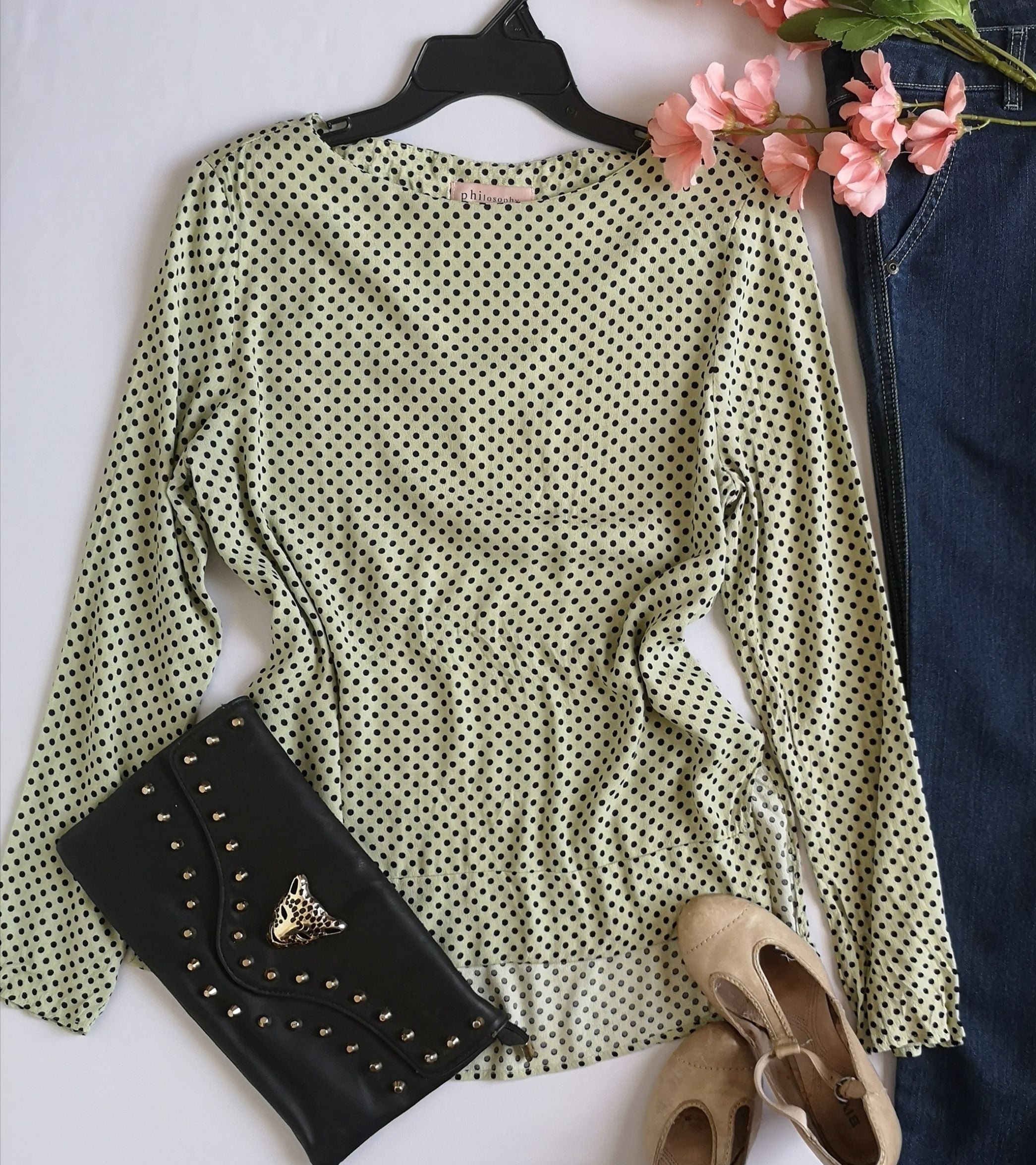 Blusa manga larga