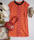 Vestido corte recto