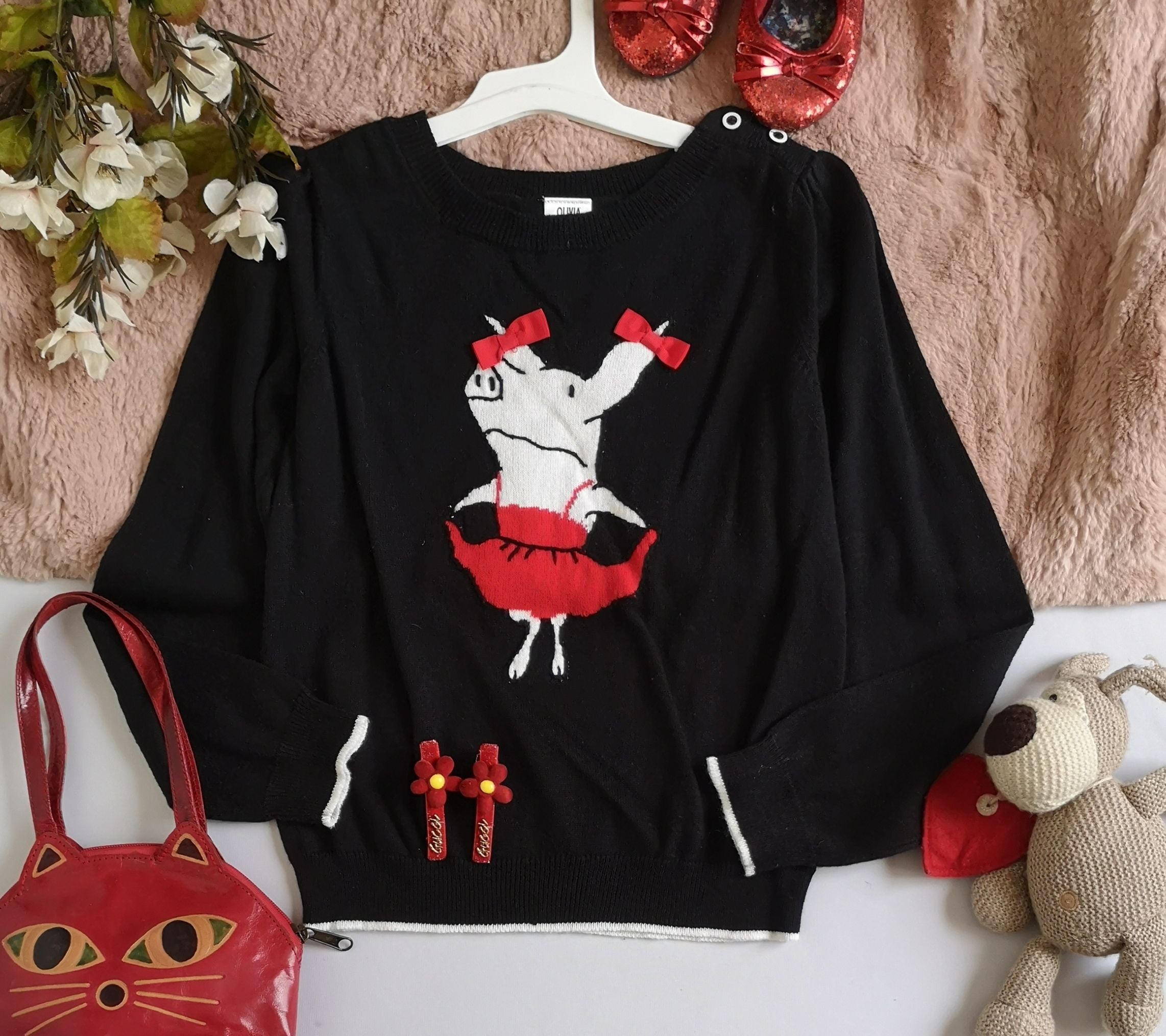 Suéter liviano incluye ganchitos