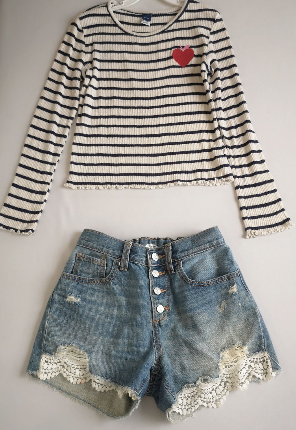 Blusa manga larga con short