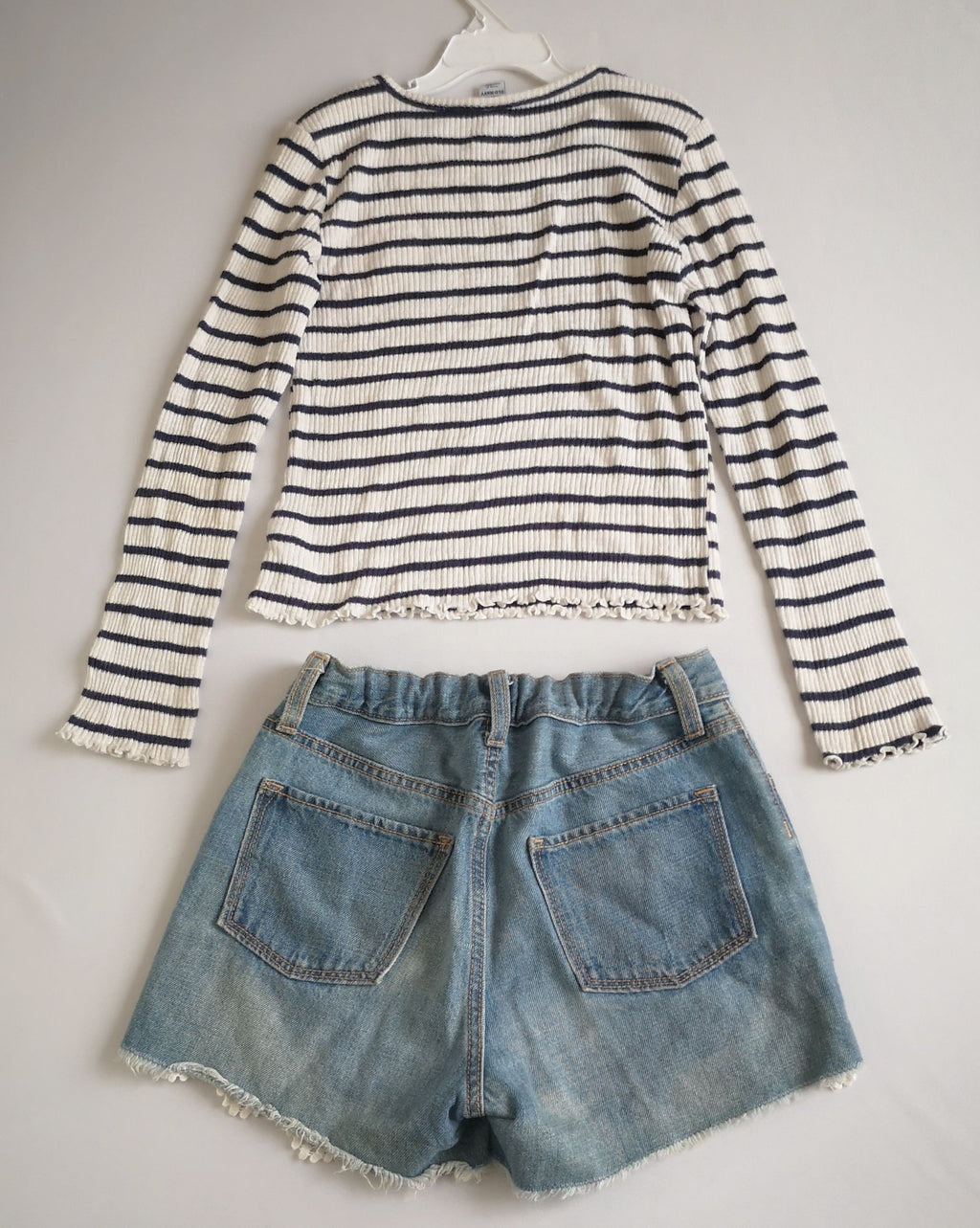 Blusa manga larga con short