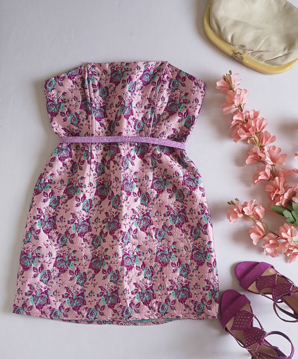 Vestido strapless