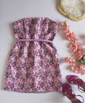 Vestido strapless