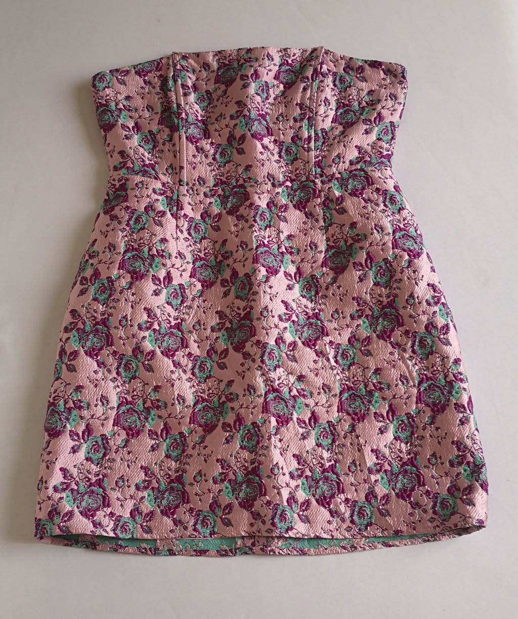 Vestido strapless