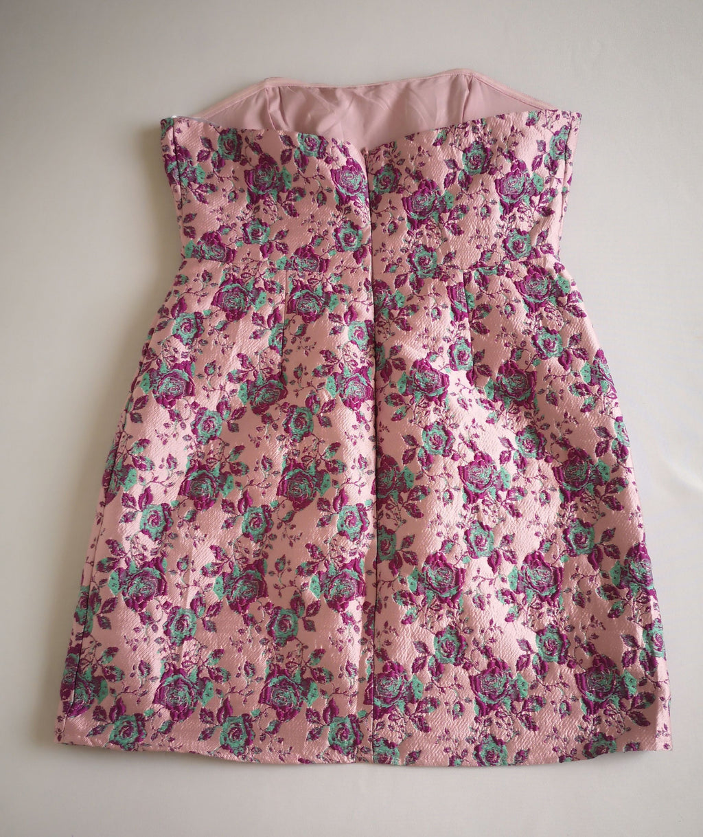 Vestido strapless