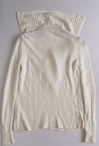 Suéter con zipper adelante